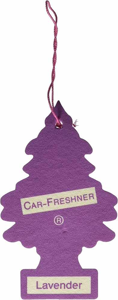 Purple Little Trees air freshener in lavender scent.
