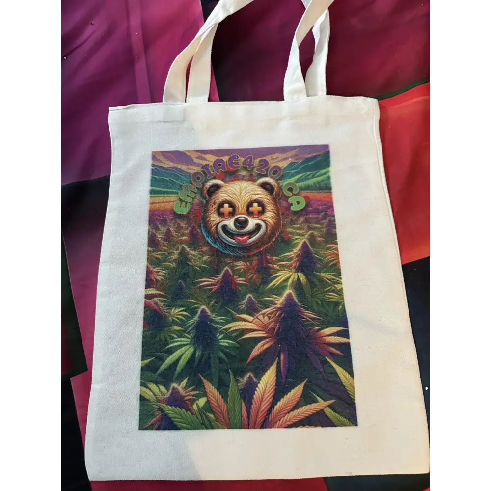 custom sublimation totes - 420 bear - totes
