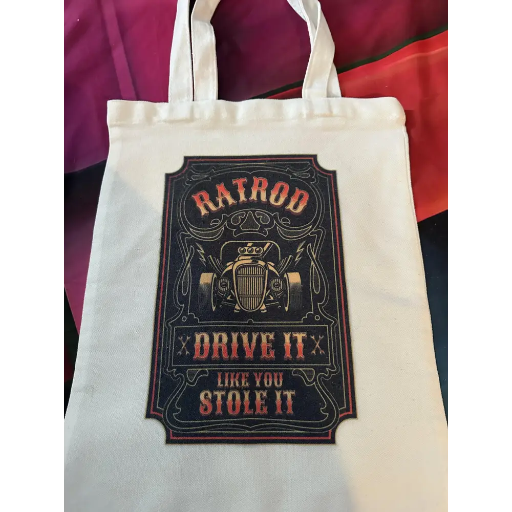 custom sublimation totes - ratrod - totes