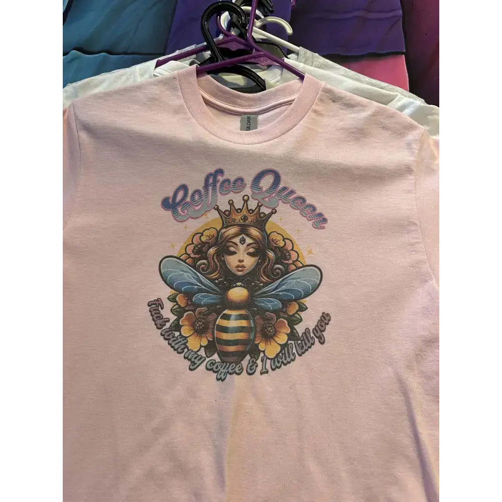 Sublimation shirts - coffee queen size small