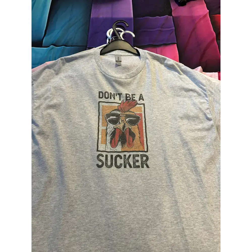 Sublimation shirts - grey dont be. size 2xl
