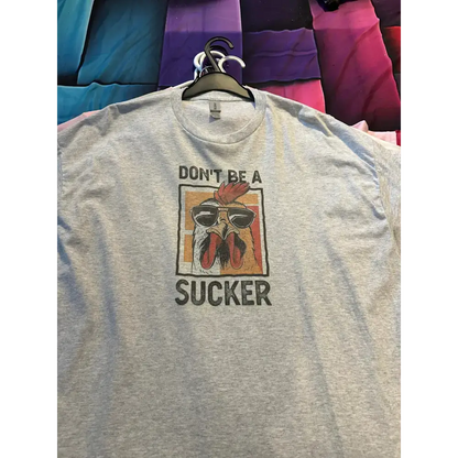 Sublimation shirts - grey dont be. size 2xl