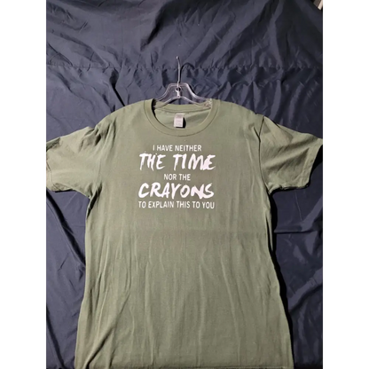 unisex shirts - crayons size medium